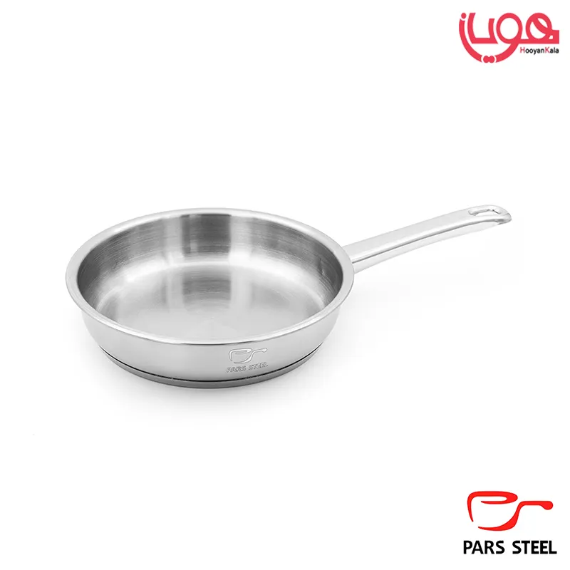 تابه سایز 20 تک دسته پارس استیل کف سه لایه