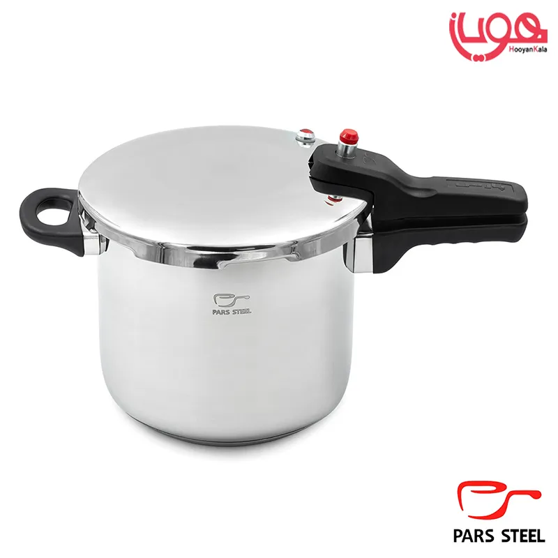 زودپز پارس استیل 7 لیتری کف سه لایه درب پیرکس