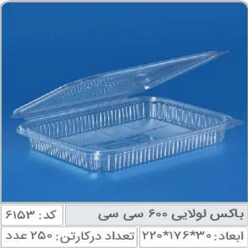 باکس لولایی 600 سی سی صنایع پلاستیک خوزستان 6153